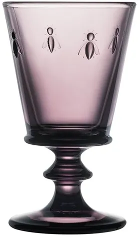 La Rochére BEE WINE GLASS EGGPLANT SET 6pcs